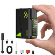 elzle Mini Elektro-Luftpumpe f&uuml;r Reifen & B&auml;lle mit USB-C