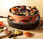 Emerio PO-113255.4 Kombi-Pizza Pizzarette und Raclette