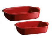 Emile Henry 2-teiliges Schalenset Grand Cru 290 x 190 mm und 360 x 230 mm