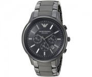  Emporio Armani AR1451 Ceramica Chronograph Schwarz Herren Uhr nur 99,99&euro; statt 144,90&euro;