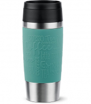 Emsa N20210 Travel Mug Classic Isolierbecher 0,36 Liter mit Komfort-Schraubverschluss