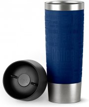 Emsa Travel Mug 500 ml Classic Grande Thermo Isolierbecher mit Easy Quick-Press-Verschluss