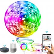 ENCOFT 5 Meter RGB 5050 LED Strip mit App-Steuerung und Musikmodus
