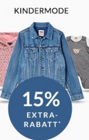 Engelhorn: 15% Extra-Rabatt auf Kindermode