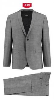 Engelhorn: s.Oliver Anzug &ldquo;Cosimo Flex&rdquo; Slim Fit in Grau f&uuml;r 124,90 &euro; inkl. Versand