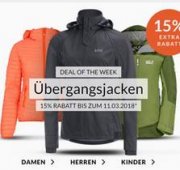 Engelhorn Sports: 15% auf &Uuml;bergangsjacken, z.B. Naketano, Adidas, Nike