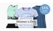 Engelhorn: Weekly Deal &ndash; 15% Rabatt auf &bdquo;Women&rsquo;s Only&ldquo;