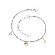 Engelsrufer Fu&szlig;kettchen mit Kreuz, Herz & Anker f&uuml;r 25,35&euro;