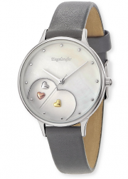 Engelsrufer Happy Hearts Damen Analog Quarz Uhr mit Leder Armband