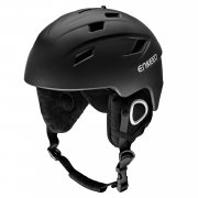 ENKEEO Skihelm 2-in-1 mit abnehmbarem Innenfutter und Ohrensch&uuml;tzer, kompatible Skibrille