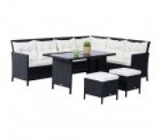 Entspannung perfekt! Outsunny Polyrattan Sitzgruppe als 18-teiliges Set f&uuml;r 449,90&euro; statt 464,90&euro;