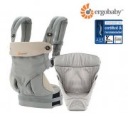 Ergobaby 360 Babytrage inkl. Neugeborenen-Einsatz