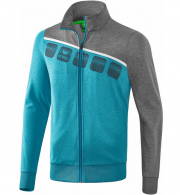 Erima 5-C Herren Zip-Jacke mit Stehkragen