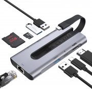 ESR 8-in-1 Portable USB C Docking Station mit Ethernet