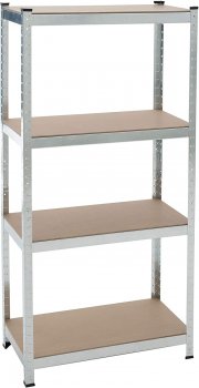 ESTEXO 160x80x40 cm Schwerlastregal mit Tragkraft pro Boden 80 kg (pro Regal 320 kg)