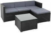 ESTEXO 512469 Rattan Lounge Sitzgruppe
