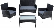 ESTEXO Polyrattan Sitzgruppe Lounge Set