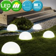 ETC-Shop 5er Set LED Solar Gartenlampen RGB oder wei&szlig;