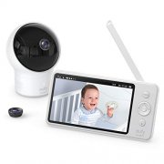 eufy Security SpaceView Babyphone mit 5 Zoll Display, Nachtsicht, Audiofunktion und Temperatursensor
