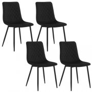 EUGAD Esszimmerst&uuml;hle (4er Set) aus Samt f&uuml;r nur 84,97&euro;
