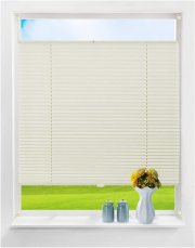 EUGAD Klemmfix Plisseerollo ohne Bohren 60x130 cm