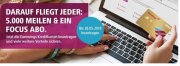 Eurowings Kreditkarte kostenlos im 1. Jahr + Focus Jahresabo kostenlos. 5.000 Meilen f&uuml;r Neukunden 