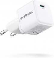 Evatronic USB-C Schnellladestecker - mit 30W, GaN, PD, PPS