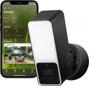 Eve Outdoor Cam &ndash; Smarte Au&szlig;enkamera mit Flutlicht