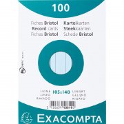 Exacompta Karteikarten (100 Stk.) f&uuml;r 1,99&euro; bei Amazon