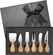 Exquisite 6-teilige K&auml;semesser Set mit Geschenkbox