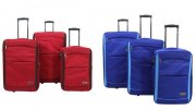 F23 3-tlg. Koffer-/ Trolley-Set &bdquo;Chicago&ldquo; in Rot oder Blau f&uuml;r 59,90&euro; statt 99,99&euro;