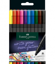 Faber-Castell 151610 Box mit 10 Grip Finelinern
