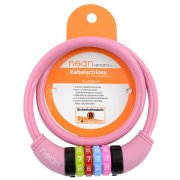 Farbenfrohes nean Kinder-Fahrrad-Kabel-Schloss f&uuml;r 10,19&euro; statt 17,99&euro;