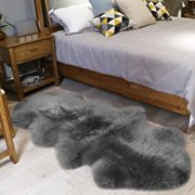 Faux Lammfell Schaffell Teppich, 60x180cm