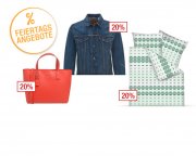 Feiertagsangebote bei Galeria Kaufhof bis zu -20% z.B. auf Damentaschen