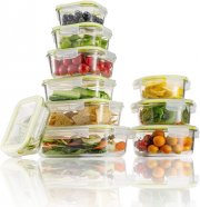 Fenger 10 teiliges Frischhaltedose Glas Set mit Deckel
