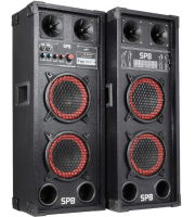 Fenton SPB-26 Aktiv Passiv Boxen Set 800W mit USB/SD und Bluetooth