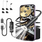 Ferdiiz 1920P HD Endoskop Inspektionskamera mit LED Licht