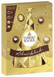 Ferrero Rocher Adventskalender mit ausgew&auml;hlten Ferrero Rocher Spezialit&auml;ten