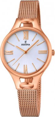 Festina F16952/1 Damen Analog Quarz Uhr mit Edelstahl Armband f&uuml;r 60,94 Euro