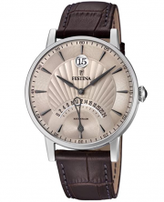 Festina F16984/2 Herren Analog Quarz Uhr mit Leder Armband
