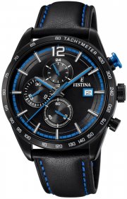 Festina F20344/4 Herren Chronograph mit Leder Armband 