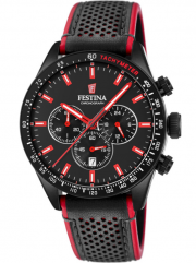 Festina F20359/4 Herren Chronograph mit Leder Armband 