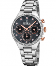 Festina F20401/4 Damen Chronograph mit Edelstahl Armband