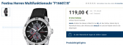 Festina Herren Multifunktionsuhr F16607/8 nur heute mit Rabattabzug!