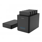 Festplattengeh&auml;use f&uuml;r 3.5&ldquo; SATA Externe Festplatte Geh&auml;use SATA3.0 Unterst&uuml;tzung 5x10TB