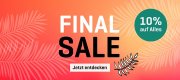 Final Sale mit 10% Extra-Rabatt On Top auf ALLES im Yomonda Shop