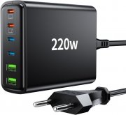 FINIBO 220W 6 Ports USB Schnellladeger&auml;t und Netzteil