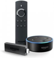 Fire TV Stick mit Alexa-Sprachfernbedienung + Echo Dot (Schwarz u. Wei&szlig;) f&uuml;r 54,99&euro; (prime)
