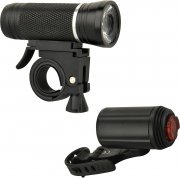 Fischer 85348 LED Fahrradbeleuchtungs-Set 30/15 Lux